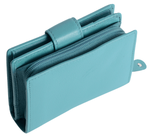 SADDLER "EMILY" Women's Leather Bifold Purse Wallet Clutch with Zipped Coin Purse | Gift Boxed SADDLER ACCESSORIES