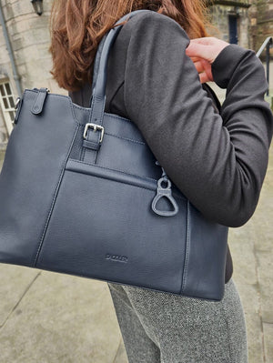 Elizabeth Leather Workbag  - Handmade by Saddler - Practical, Spacious & Elegant Design