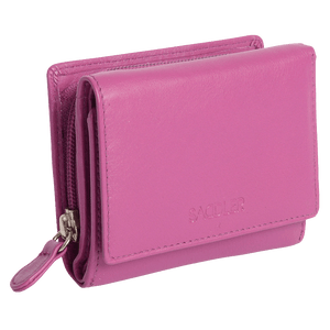 SADDLER "CARLA" Women's Leather Credit Card Wallet Purse With Zip Coin Pocket | Gift Boxed SADDLER ACCESSORIES