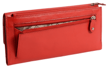 Carica l&#39;immagine nel visualizzatore di Gallery, SADDLER &quot;CLAIRE&quot; Women&#39;s Luxurious Real Leather Trifold Wallet Purse Clutch | Gift Boxed SADDLER ACCESSORIES
