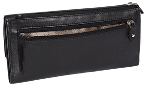 SADDLER "CLAIRE" Women's Luxurious Real Leather Trifold Wallet Purse Clutch | Gift Boxed SADDLER ACCESSORIES