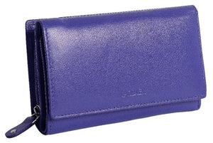 SADDLER "ELEANOR" Women's Leather Trifold Wallet Clutch with Zipper Coin Purse | Gift Boxed SADDL-2051 SADDLER ACCESSORIES