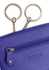 SADDLER "ELLIE" Women's Real Leather Zip Top Coin Purse | Ladies Money Pouch | Gift Boxed SADDL-2060 SADDLER ACCESSORIES