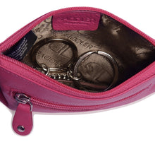 Carica l&#39;immagine nel visualizzatore di Gallery, SADDLER &quot;ELLIE&quot; Women&#39;s Real Leather Zip Top Coin Purse | Ladies Money Pouch | Gift Boxed SADDL-2060 SADDLER ACCESSORIES
