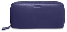 Charger l&#39;image dans la galerie, SADDLER &quot;Gabriella&quot;  Luxurious Real Leather Long 2 Section High Capacity Double Zip Round Ladies Wallet for Phone &amp; Credit Cards | RFID Protected | Gift Boxed SADDLER ACCESSORIES
