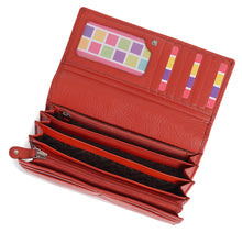 Carica l&#39;immagine nel visualizzatore di Gallery, SADDLER &quot;GRACE&quot; Women&#39;s Real Leather RFID Multi Section Credit Card Clutch Purse Wallet | Gift Boxed SADDLER ACCESSORIES
