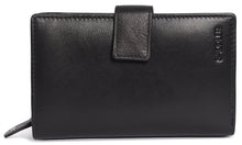 Carica l&#39;immagine nel visualizzatore di Gallery, SADDLER &quot;HOLLY&quot; Women&#39;s Luxurious Leather RFID Bifold Wallet Clutch with Zipper Purse | Gift Boxed SADDLER ACCESSORIES
