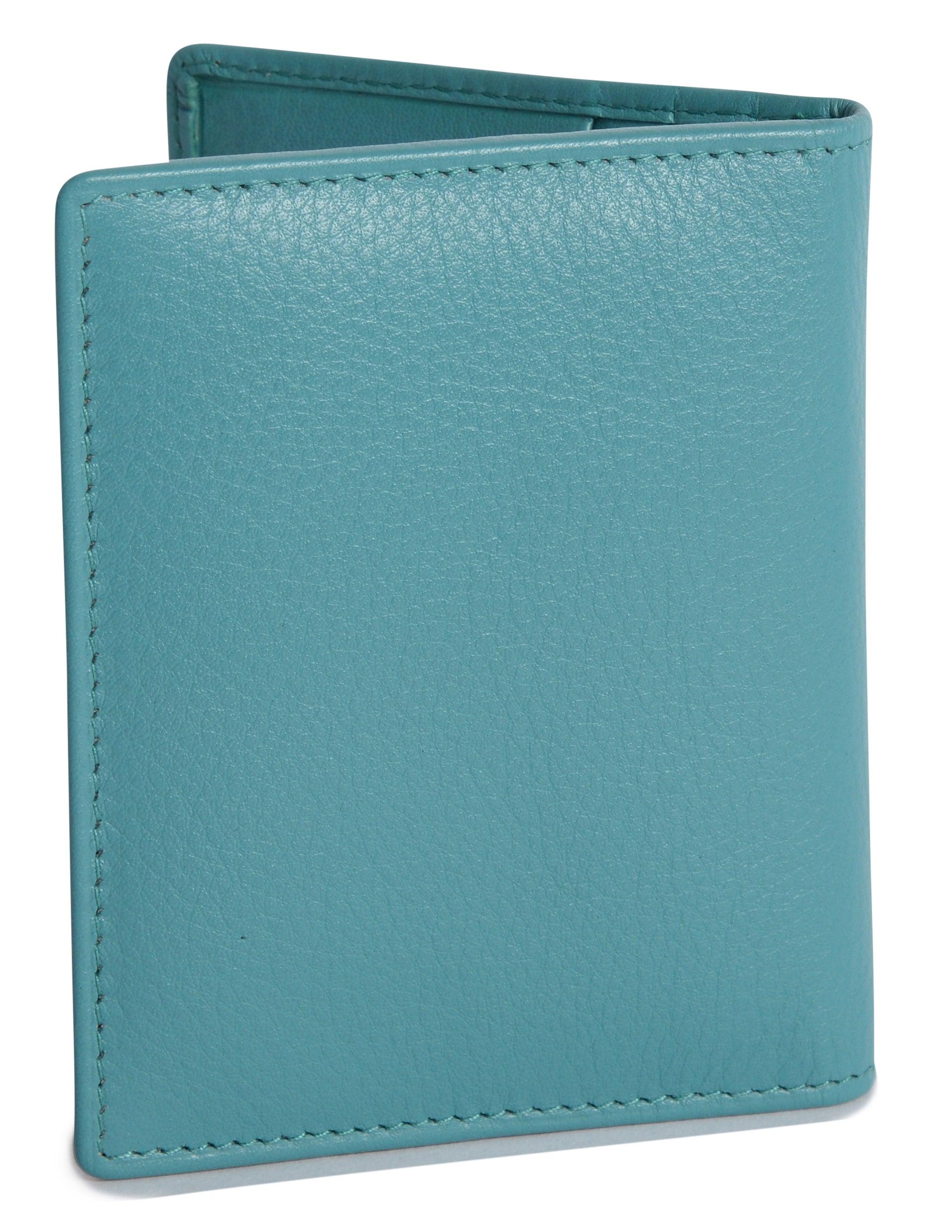 Bifold Ladies Card Wallet Holder Women Leather Slim Multi-card