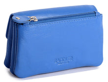 Load image into Gallery viewer, SADDLER &quot;LILY&quot; Women&#39;s Leather Flap over Coin Purse &amp; Credit Card Holder with Zip | Gift boxed SADDLER ACCESSORIES
