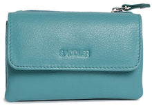 Load image into Gallery viewer, SADDLER &quot;LILY&quot; Women&#39;s Leather Flap over Coin Purse &amp; Credit Card Holder with Zip | Gift boxed SADDLER ACCESSORIES

