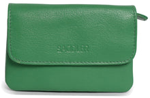 Lade das Bild in den Galerie-Viewer, SADDLER &quot;LILY&quot; Women&#39;s Leather Flap over Coin Purse &amp; Credit Card Holder with Zip | Gift boxed SADDLER ACCESSORIES
