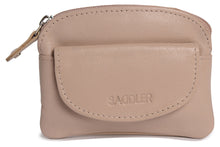 Charger l&#39;image dans la galerie, SADDLER &quot;Molly&quot; Ladies Luxurious Real Leather Zip Top Coin Purse with Key Ring | Gift Boxed SADDLER ACCESSORIES

