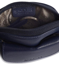Lade das Bild in den Galerie-Viewer, SADDLER &quot;Molly&quot; Ladies Luxurious Real Leather Zip Top Coin Purse with Key Ring | Gift Boxed SADDLER ACCESSORIES
