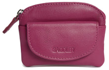 Charger l&#39;image dans la galerie, SADDLER &quot;Molly&quot; Ladies Luxurious Real Leather Zip Top Coin Purse with Key Ring | Gift Boxed SADDLER ACCESSORIES

