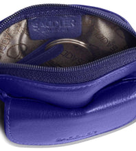 Lade das Bild in den Galerie-Viewer, SADDLER &quot;Molly&quot; Ladies Luxurious Real Leather Zip Top Coin Purse with Key Ring | Gift Boxed SADDLER ACCESSORIES
