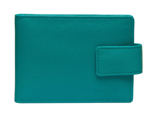 SADDLER "ROBYN" Women's Real Leather RFID Credit Card Holder with Tab - Gift Boxed SADDLER ACCESSORIES