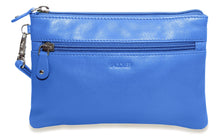 Carica l&#39;immagine nel visualizzatore di Gallery, SADDLER Women&#39;s Real Leather Carry All Zip Top Mini Clutch Purse Cosmetic Bag Detachable Wrist Strap | Gift Boxed SADDLER ACCESSORIES
