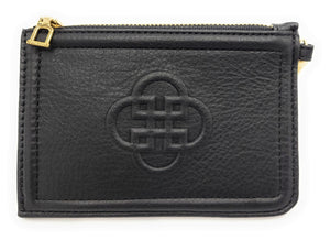 SADDLER "Piper" Real Leather Designer Top Zip Card Holder| Gift Boxed SADDLER ACCESSORIES