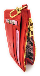 SADDLER "Piper" Real Leather Designer Top Zip Card Holder | Gift Boxed SADDLER ACCESSORIES