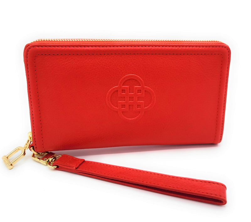 SADDLER "Freya" Real Leather Designer RFID Purse & Phone Holder with Strap | Gift Boxed SADDLER ACCESSORIES