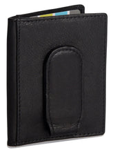 Lade das Bild in den Galerie-Viewer, JACKSON Mens Genuine Leather Front Pocket Money Clip Card Holder | Slim Credit Card Case SADDLER ACCESSORIES
