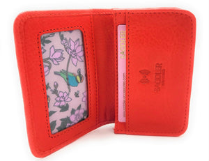 SADDLER JADE Real Leather Designer RFID Credit Card Holder | Gift Boxed