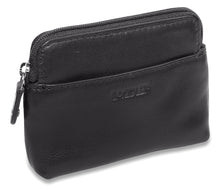 Lade das Bild in den Galerie-Viewer, SADDLER &quot;PIA&quot; Women&#39;s Luxurious Real Leather Zip Top Card, Coin, Key &amp; Mini Cosmetic Purse | Gift Boxed SADDLER ACCESSORIES
