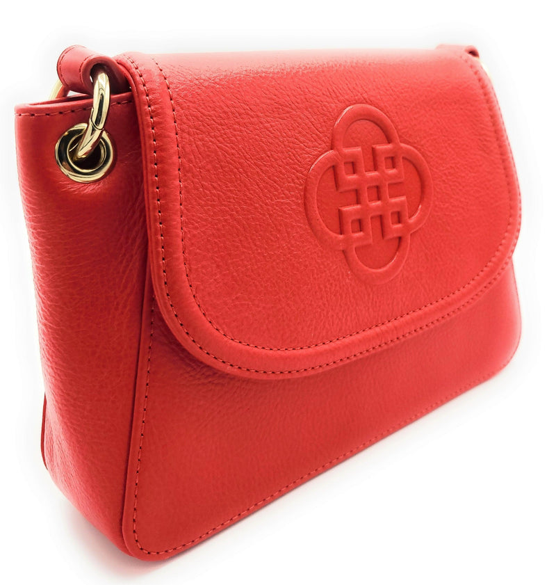 SADDLER "Emma"  Real Leather Designer Handbag with Ring Detail SADDLER ACCESSORIES